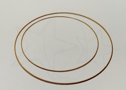 Picture of METAL RING 100 CM GOLD (HOLLOW TUBE)