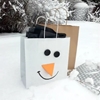 Immagine di SACCHETTO SHOPPER KRAFT NATURAL 22X10X22 CM CF 50 PZ