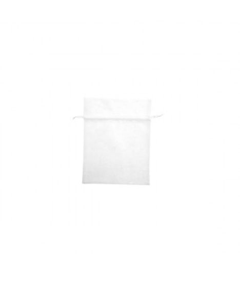 Immagine di SACCHETTO ORGANZA BIANCO PC. L.8xH.10 CM. CONF. 10 PZ.
