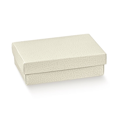 Immagine di SCATOLA F/C-DP 250X250X60 PELLE BIANCO X 2 PZ.