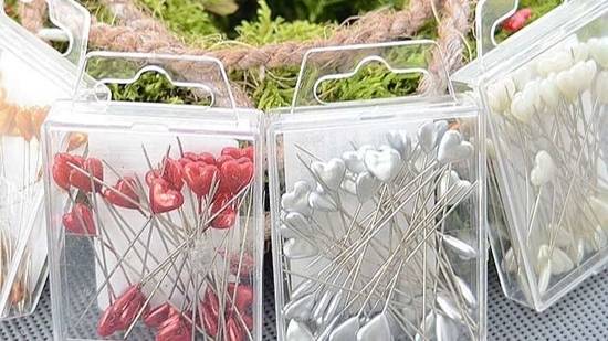 Picture of SPILLI DECO CUORE l. 60 mm CF. 40 PZ