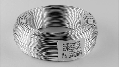 Efco Filo Di Alluminio Per Fioristi 55 Metri - Colore Verde - Resistente E Flessibile Per Composizioni