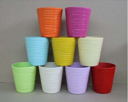 Immagine di VASI RIGATI CONFEZIONE DA 9 PEZZI MISTI