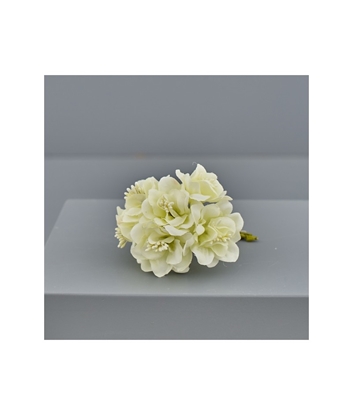 Immagine di FIORELLINO CON PISTILLI  D.4,5 cm CREMA *AUM cf.72 pz