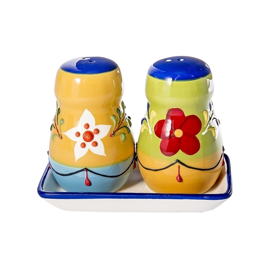 Immagine di FLOWER SET SALE/PEPE+VASSOIO C/GIF