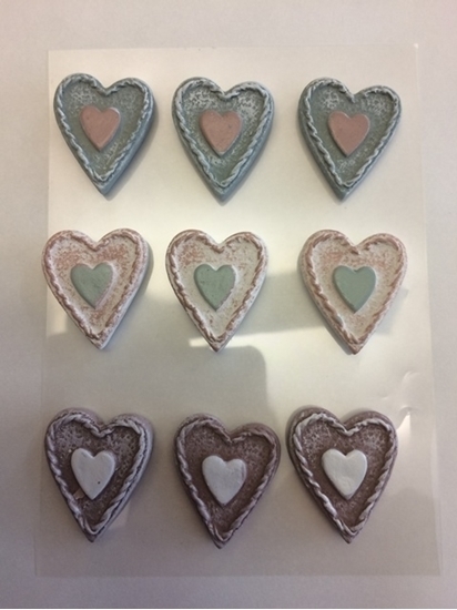 Picture of APPLICAZIONI CUORI 3 COL. ASS S/9