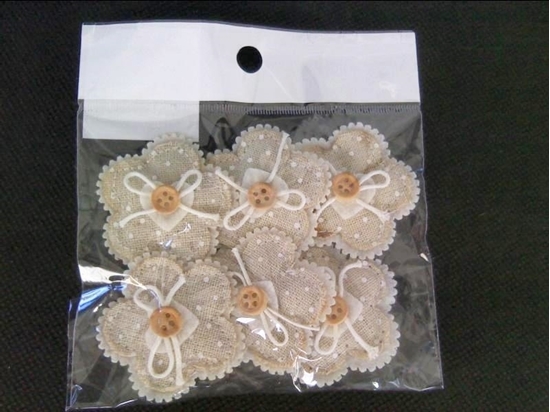 Picture of CONF.6 STICKER FIORE POIS C/BOTTONE