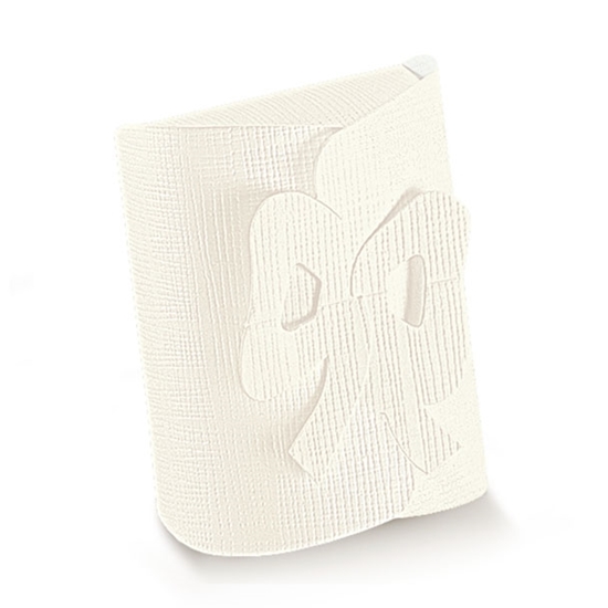 Immagine di SCATOLA FIOCCO 105X95X40 MM SETA BIANCO