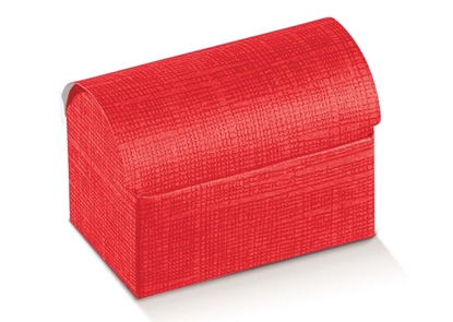 Immagine di COFANETTO 70X45X52 MM CF. 10 PZ. SETA ROSSO