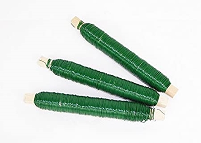 Picture of FILO FERRO VERNICIATO VERDE  MM.0.60 X 100 GR. BUCO