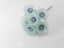 Immagine di FIORE ARTIFICIALE COL. CELESTE MIS. BOCC. 2,5 CM. (CF 72)