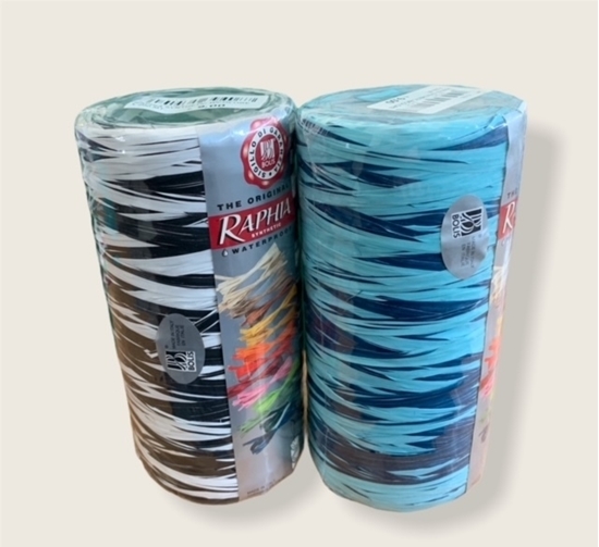 Immagine di RAPHIA SYNTHETIC BICOLORE  X 200 MT.