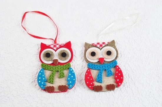 Immagine di SET 2 APPENDINI GUFETTI 6X9 CM