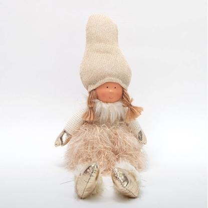 Immagine di Bambola DOLL CAPPUCCIO SEDUTA 46 CM cipria