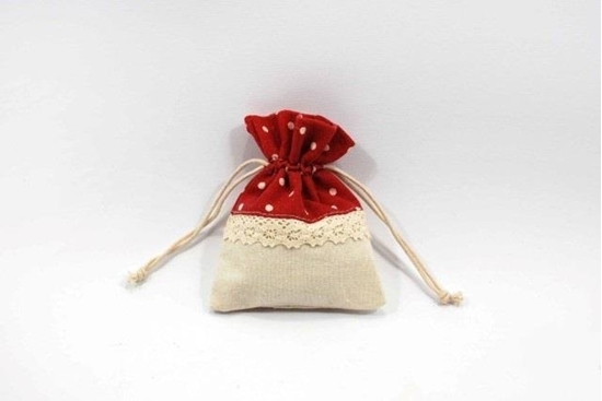 Picture of SACCHETTINO JUTA POIS COL. ROSSO10XH.12 CM (CF 12)