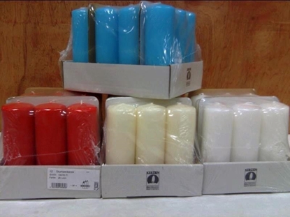 Picture of CANDELE MOCCOLO H.150 D. 50 MM. BLISTER DA 12 PZ.