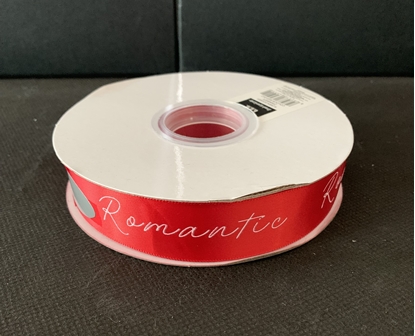 Immagine di NASTRO SATIN 25 MM X 45 Y "ROMANTIC" ROSSO