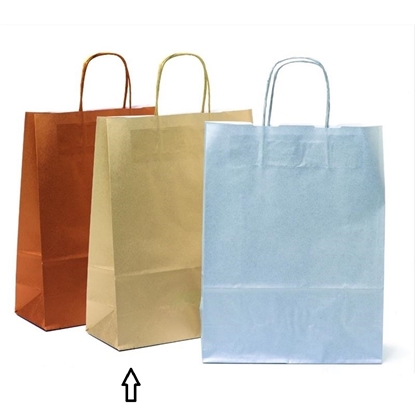 Immagine di SHOPPERS CVE TWISTED 22X10X29 CF.25 PZ. ORO