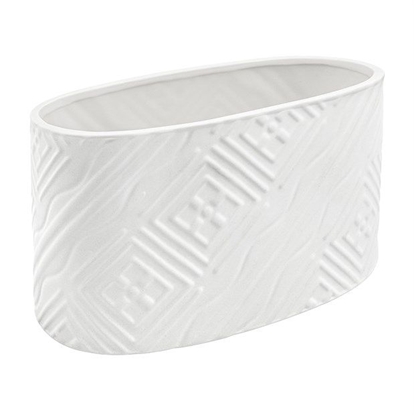 Picture of VASO CERAMICA BIANCA H140X140X260 mm