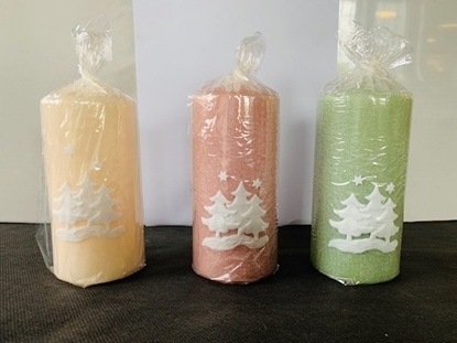 Picture of CANDELE MOCCOLO TESTA PIATTA H.150 D.70 MM.