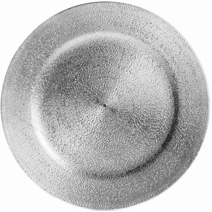 Immagine di PIATTO RUVIDO D33 ARGENTO RESINA