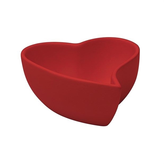 Immagine di CUORE CERAMICA ROSSO MEDIO H60X140X140 mm