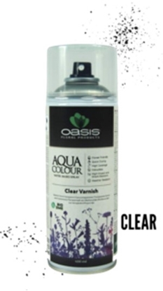 Picture of OASIS  FLORALIFE® Aqua Color Spray 400 ML. Clear Varnish