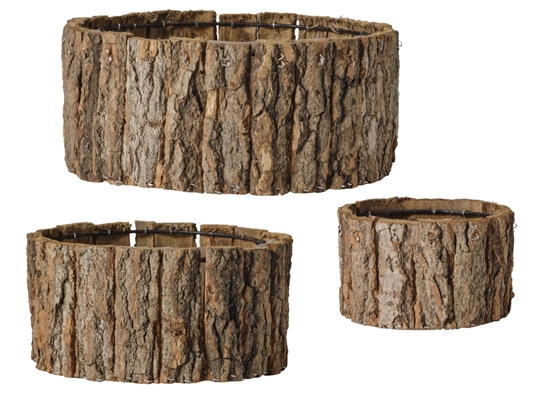 Picture of CESTI TONDI S/3 25*11-20*10-15*9 CM - NATURAL