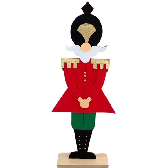 Picture of GUARDIA INGLESE PANNO SU BASE LEGNO 90X36X10