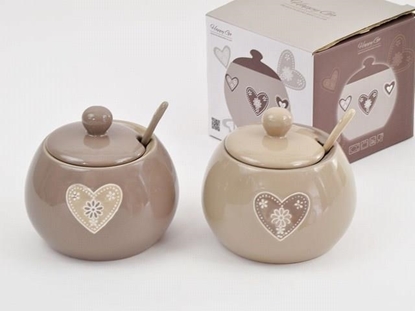 Immagine di ZUCCHERIERA IN CERAMICA 8,5X9XH.14 CM