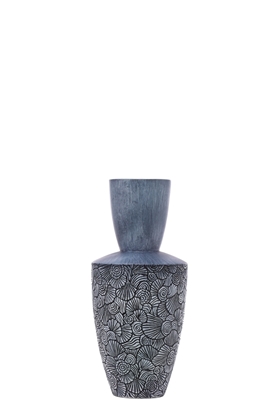 Immagine di VASO RESINA GREY CM.19,5x19,5x42,5
