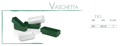 Picture of VASCHETTA 20X8X7 CM. BIANCA CF 12 PZ.