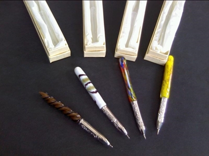 Immagine di PENNA SFERA VETRO PUNTA METALLO