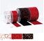 Picture of NASTRO VELLUTO CUORI METAL MM 25 X 10 MT