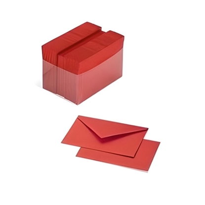 Picture of BIGLIETTO E BESTA ROSSO CONF. 100+100 PZ