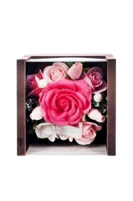 Immagine di SCATOLA REGALO FIORI CM.17,5x18x16