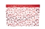 Immagine di ROLLO ORGANZA RED DECORO CUORI(CM.48x5 YARDS)