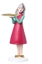 Immagine di LADY GIRL CON VASSOIO RED CM.27x27x70