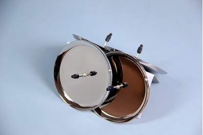 Immagine di PORTACANDELE METALLO BOX 4 PZ CM.10