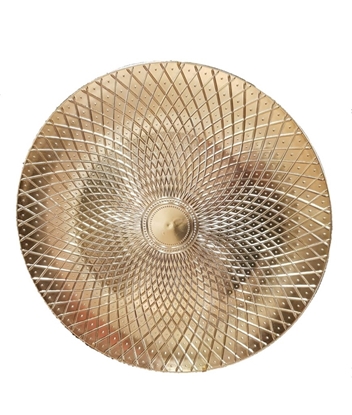 Immagine di PIATTO PLASTICA GOLD ø CM.32