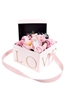 Picture of GIFT BOX LOVE CON FIORI CM.16,5x16,5x16,5