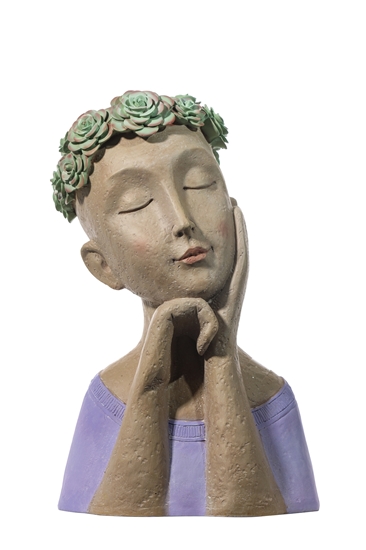 Immagine di BUSTO DONNA RESINA CM.24x18x41