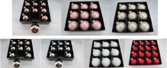 Picture of BOX 9 SFERE VETRO MM.60