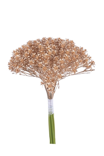 Immagine di BOUQUET STAR FLOWER GOLD H.CM.25