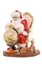 Immagine di BABBO NATALE RESINA CON MAPPAMONDO 37x34x40,5