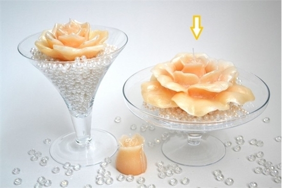 Immagine di ROSA UNICA PERLATA H 85 D 190 mm