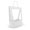 Immagine di BORSA A MEDAGLIONE  CF 10 PZ 140 X 230 X 380 MM BIANCA
