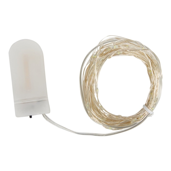 Immagine di 80 MICROLED A BATTERIA WHITE