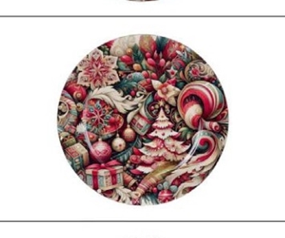 Immagine di PIATTO PLASTICA DECORATO ø CM.40