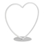 Picture of CUORE METALLO CON BASE CM.25 WHITE